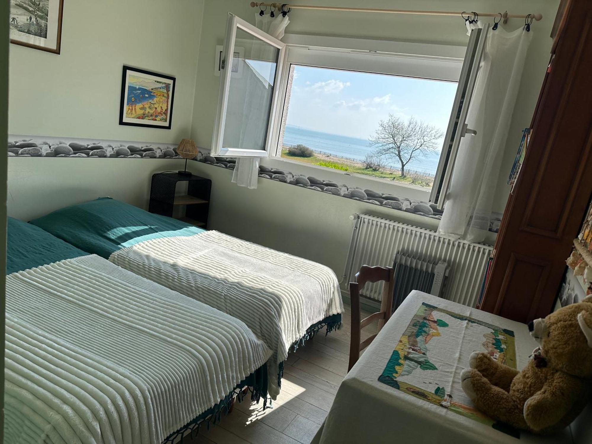 Maison Face A La Mer Rivedoux-Plage Exteriör bild